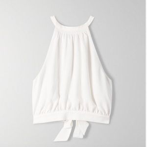 Aritzia Wilfred Cadence Blouse WHITE